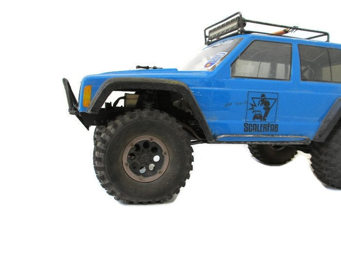 ScalerFab SCX10 II XJ Prerunner Series Front Bumper with Front Fairlead Mount