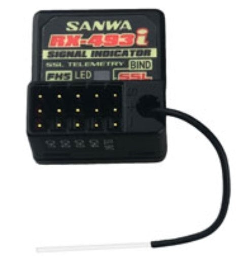 Sanwa Airtronics RX-493i 4-Channel FHSS-5 Telemetry Receiver