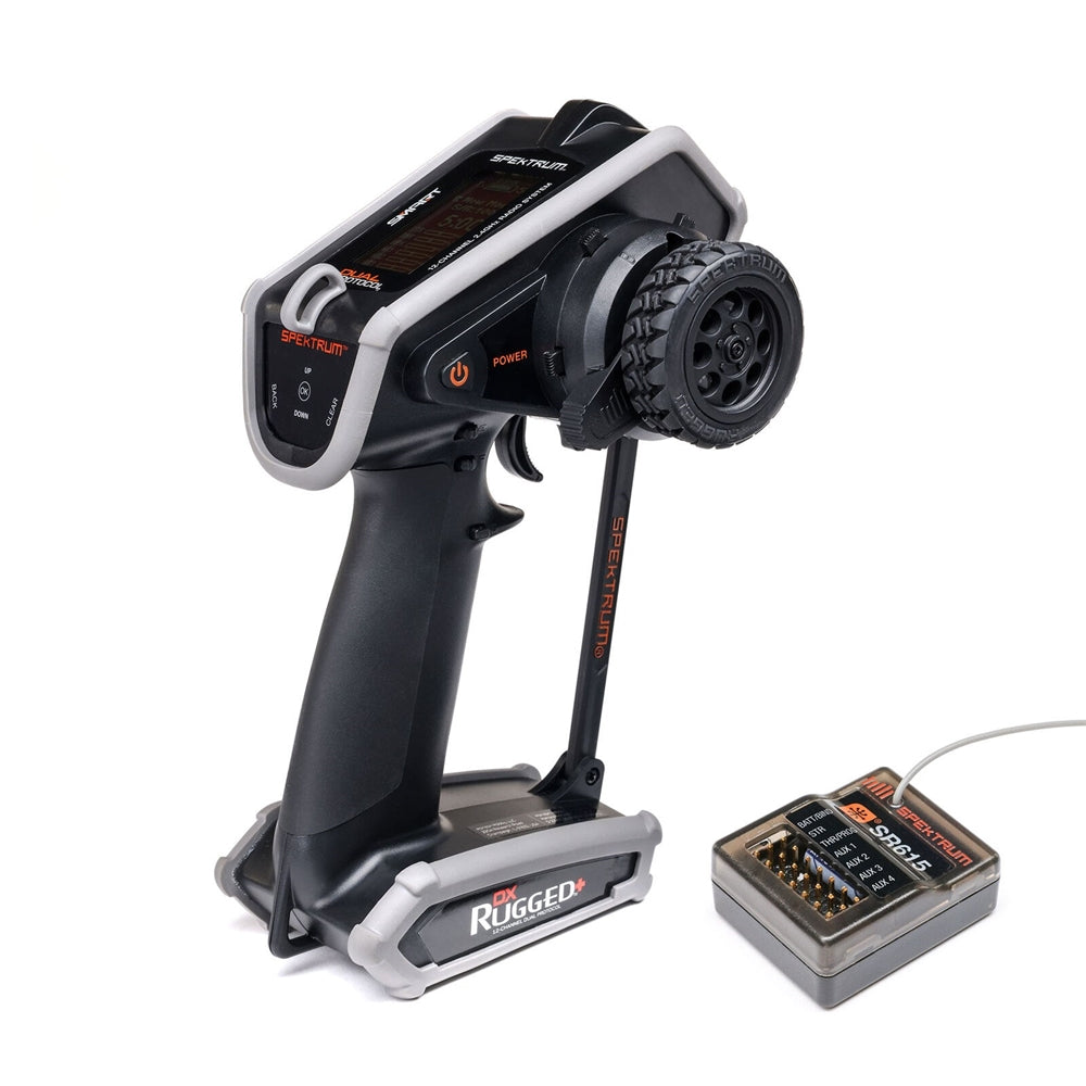 Spektrum DX Rugged+ 12-Channel DSMR+ Transmitter with SR615 Receiver