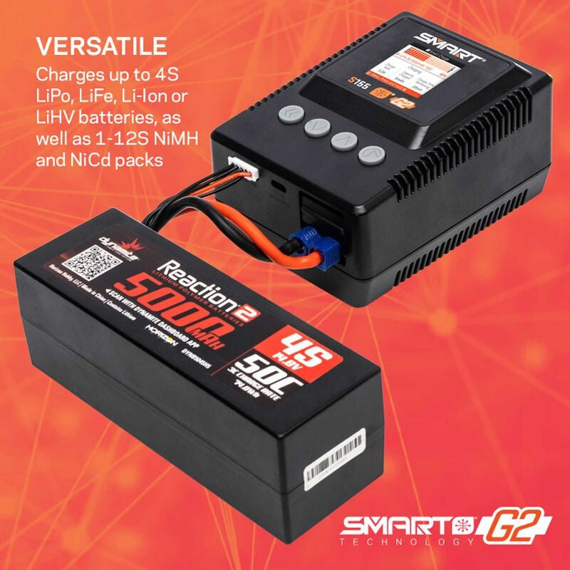 Spektrum S155 AC Smart G2 LiPo Charger 1x55W
