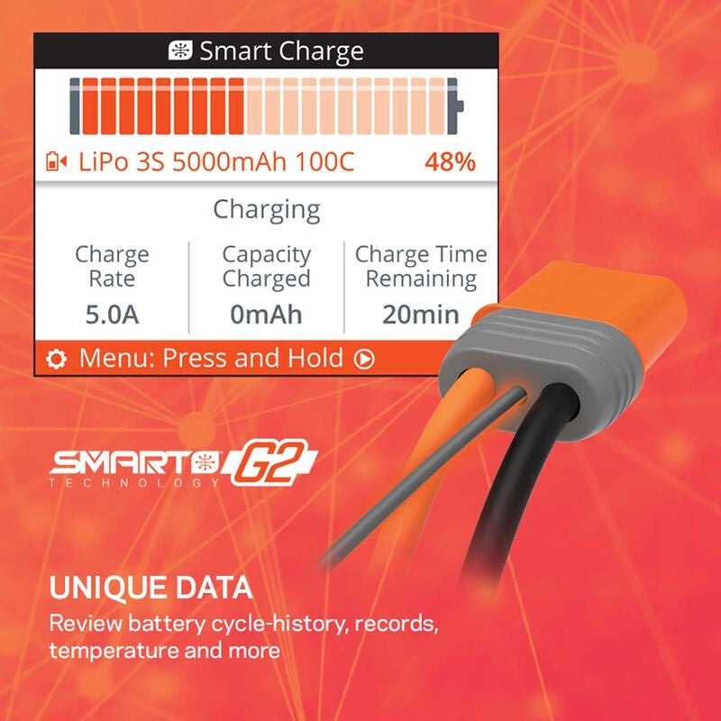 Spektrum S155 AC Smart G2 LiPo Charger 1x55W