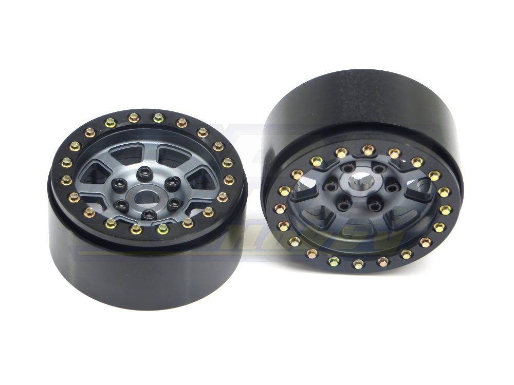 SSD RC 1.9" Assassin Beadlock Wheels (Grey) (2)