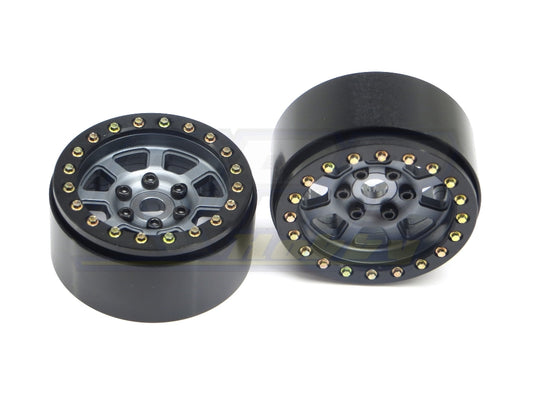 SSD RC 1.9" Assassin Beadlock Wheels (Grey) (2)