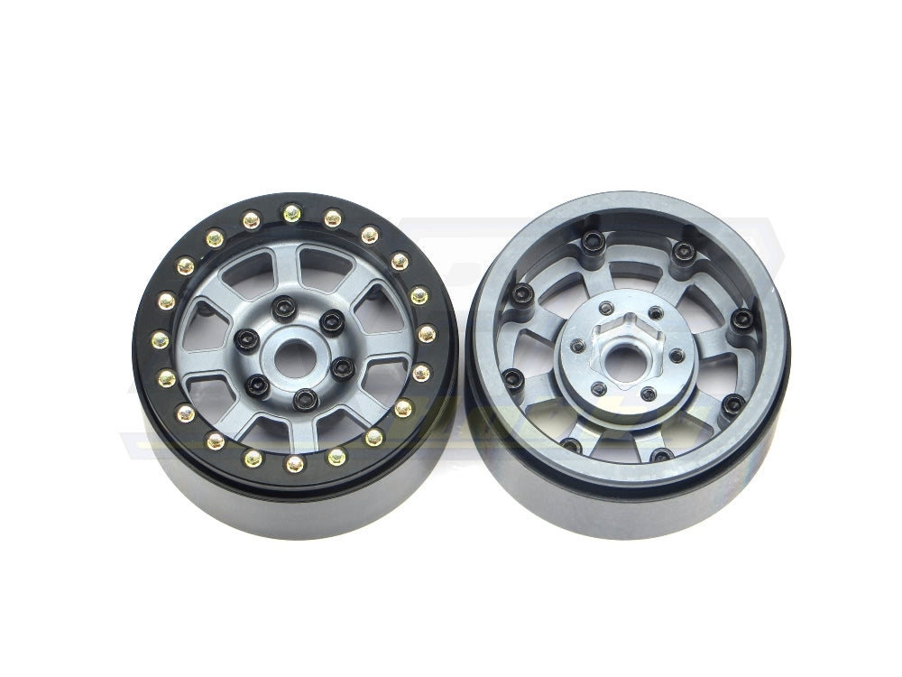 SSD RC 1.9" Assassin Beadlock Wheels (Grey) (2)