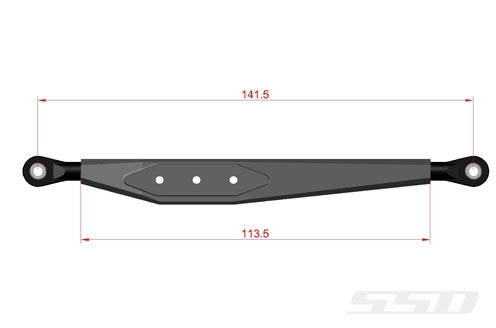 SSD RC Trailing Arms for SMT10 / Yeti / Bomber (Grey)