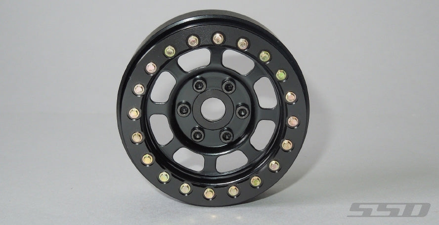 SSD RC 1.9" Steel Trail Beadlock Wheels (Black) (2)