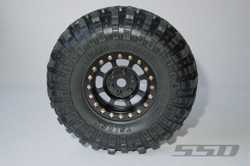 SSD RC 1.9" Steel Trail Beadlock Wheels (Black) (2)