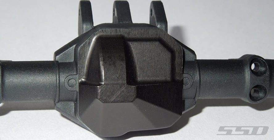 SSD RC HD Diff Cover for SCX10 II (Black)