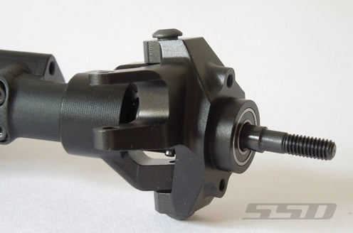 SSD RC Pro Aluminum Knuckles for SCX10 II (Black)