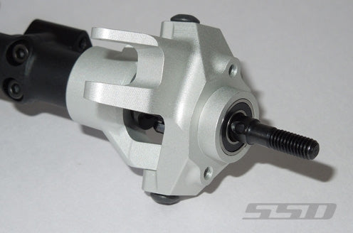 SSD RC Pro Aluminum Knuckles for SCX10 II (Silver)