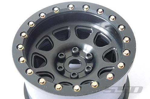SSD RC 2.2" D Hole Beadlock Wheels (Black) (2)