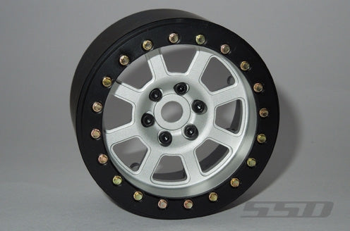 SSD RC 2.2" Assassin Wide Beadlock Wheels (Silver) (2)