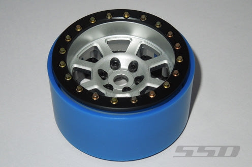 SSD RC 2.2" Assassin Wide PL Beadlock Wheels (Silver) (2)