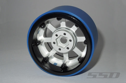 SSD RC 2.2" Assassin Wide PL Beadlock Wheels (Silver) (2)