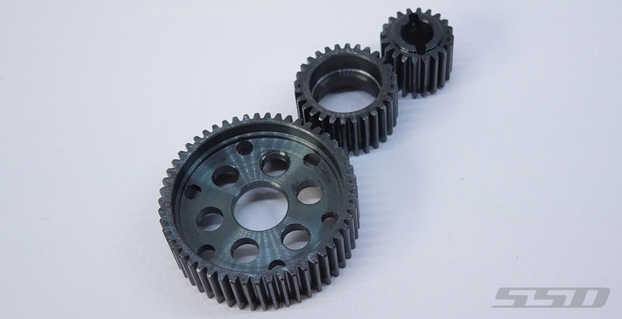 SSD RC HD Steel Transmission Gear Set for SMT10 / SCX10 / Wraith