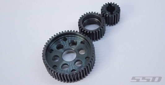 SSD RC HD Steel Transmission Gear Set for SMT10 / SCX10 / Wraith