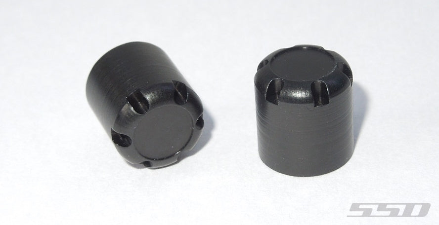 SSD RC Scale Rear Hubs (Black) (2)