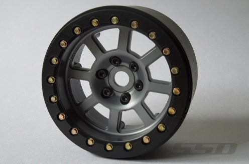 SSD RC 2.2" Assassin Wide Beadlock Wheels (Grey) (2)