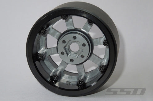 SSD RC 2.2" Assassin Wide Beadlock Wheels (Grey) (2)