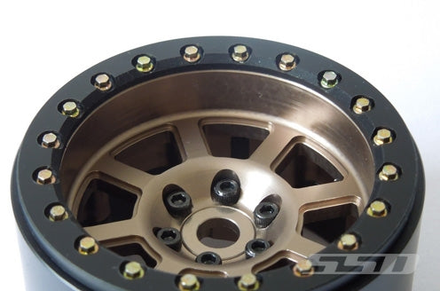 SSD RC 2.2" Assassin Wide Beadlock Wheels (Bronze) (2)