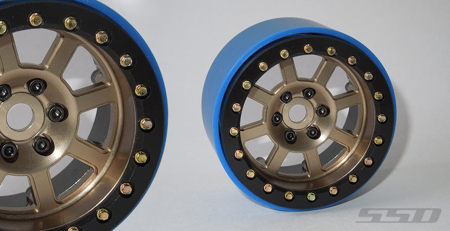 SSD RC 2.2" Assassin Wide PL Beadlock Wheels (Bronze) (2)