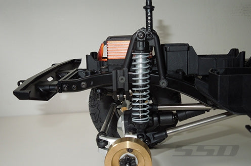 SSD RC Aluminum Front Shock Hoops for SCX10 II