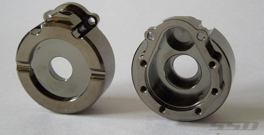 SSD RC Brass Portal Cover / Weights for TRX-4 (2)