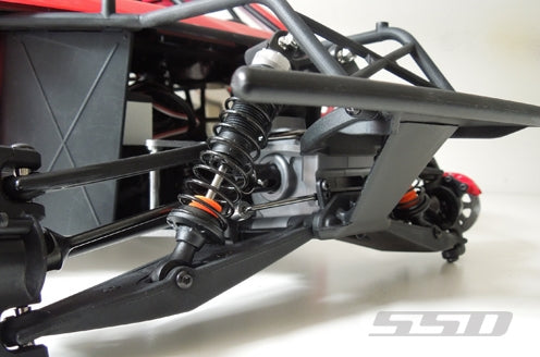 SSD RC HD Front Bulkhead for Rock / Baja Rey (Grey)