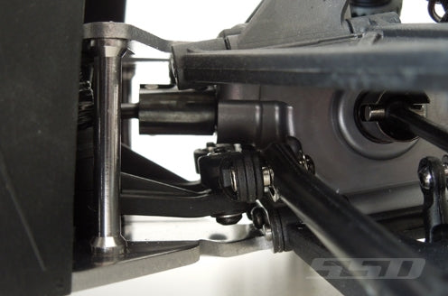 SSD RC HD Front Bulkhead for Rock / Baja Rey (Grey)