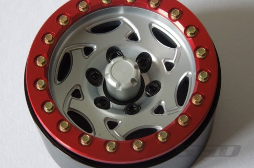 SSD RC Scale Front / Rear Hubs (Silver) (2)