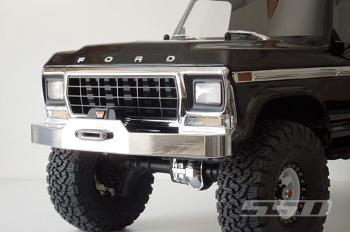 SSD RC Bronco Winch Bumper for TRX-4 (Chrome)