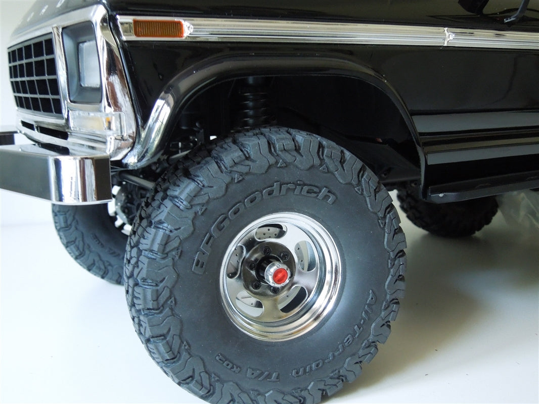 SSD RC 1.9" Steel Slot Beadlock Wheels (Chrome) (2)