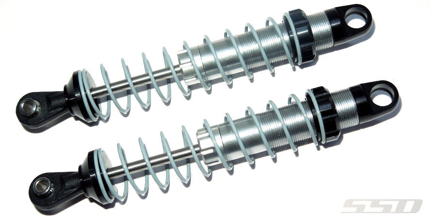 SSD RC Pro Scale 90mm Shocks Silver / Black (2)