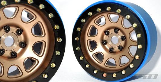SSD RC 2.2" D Hole PL Beadlock Wheels (Bronze) (2)