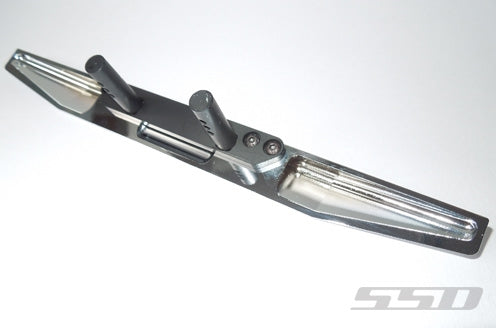 SSD RC Bronco Chrome Rear Bumper for TRX-4 / SCX10 II