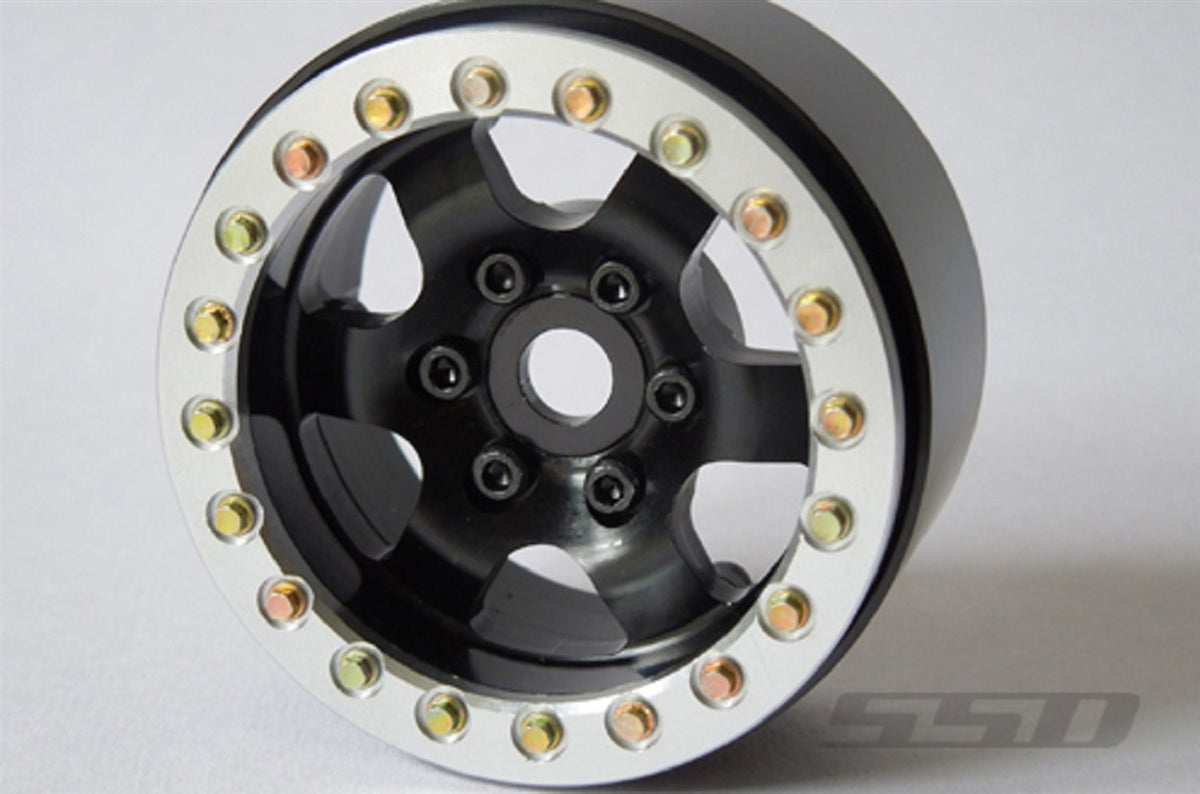 SSD RC 1.9" Silver Aluminum Beadlock Rings (2)