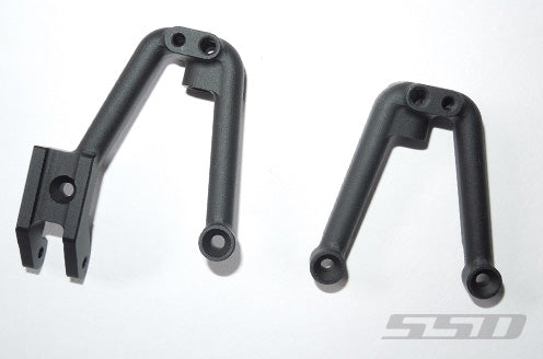 SSD RC Aluminum Shock Hoops for SCX10 II (Black)