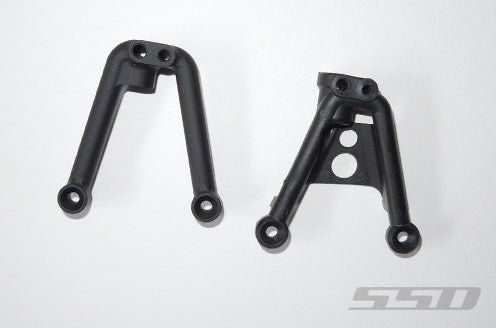 SSD RC Aluminum Shock Hoops for SCX10 II (Black)