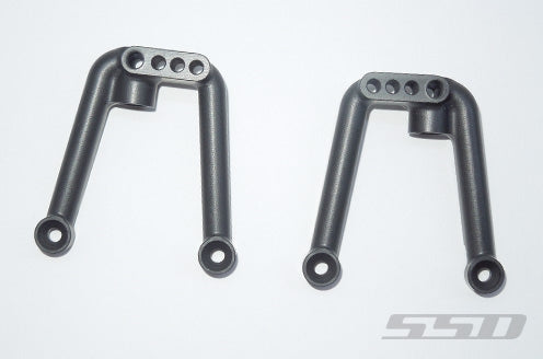 SSD RC Aluminum Shock Hoops for SCX10 II (Black)