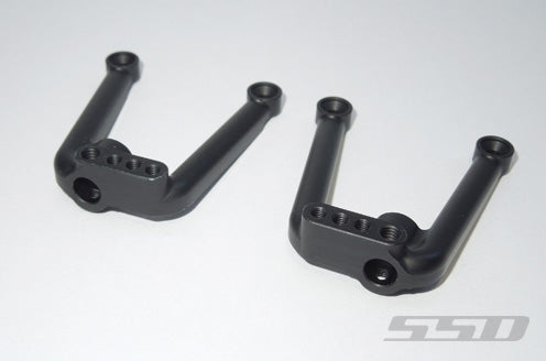 SSD RC Aluminum Shock Hoops for SCX10 II (Black)