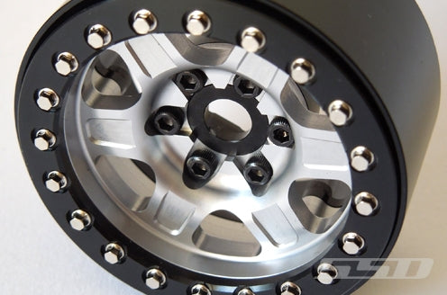 SSD RC 1.9" Challenger Beadlock Wheels (Silver) (2)