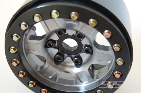 SSD RC 1.9" Challenger Beadlock Wheels (Grey) (2)