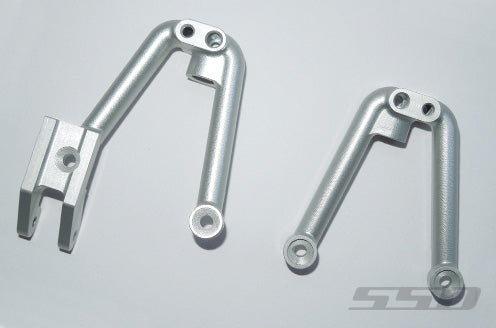 SSD RC Aluminum Shock Hoops for SCX10 II (Silver)
