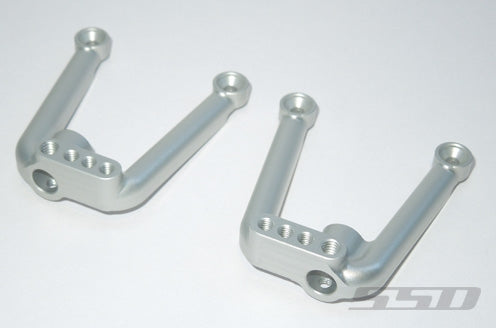 SSD RC Aluminum Shock Hoops for SCX10 II (Silver)