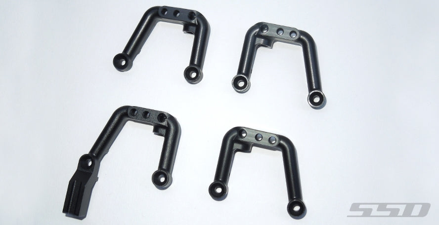 SSD RC Aluminum Shock Hoops Set for Enduro (Black)