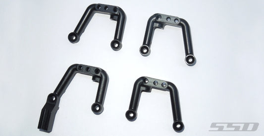 SSD RC Aluminum Shock Hoops Set for Enduro (Black)