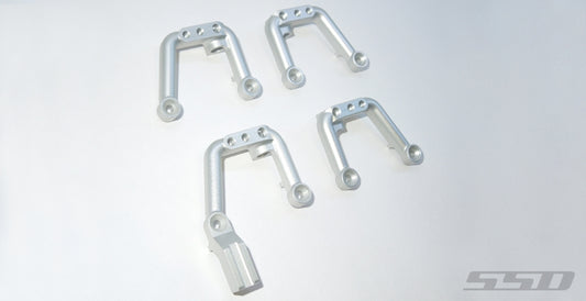 SSD RC Aluminum Shock Hoops Set for Enduro (Silver)