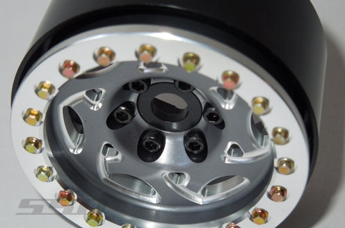 SSD RC 1.9" Champion Beadlock Wheels (Grey/Silver) (2)