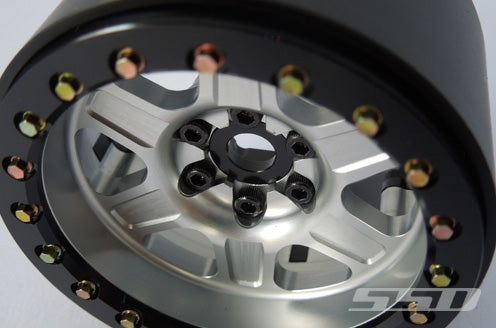 SSD RC 2.2" Challenger Beadlock Wheels (Silver) (2)