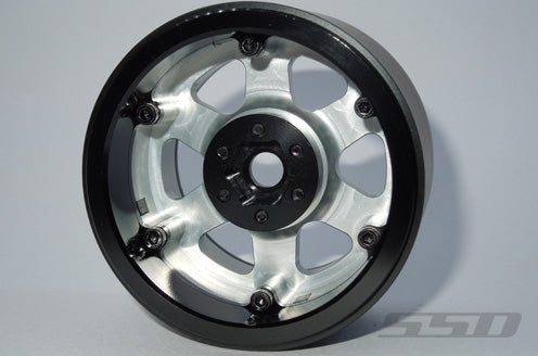 SSD RC 2.2" Challenger Beadlock Wheels (Silver) (2)
